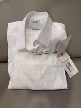Gucci Men’s White Button-Front Dress Shirt